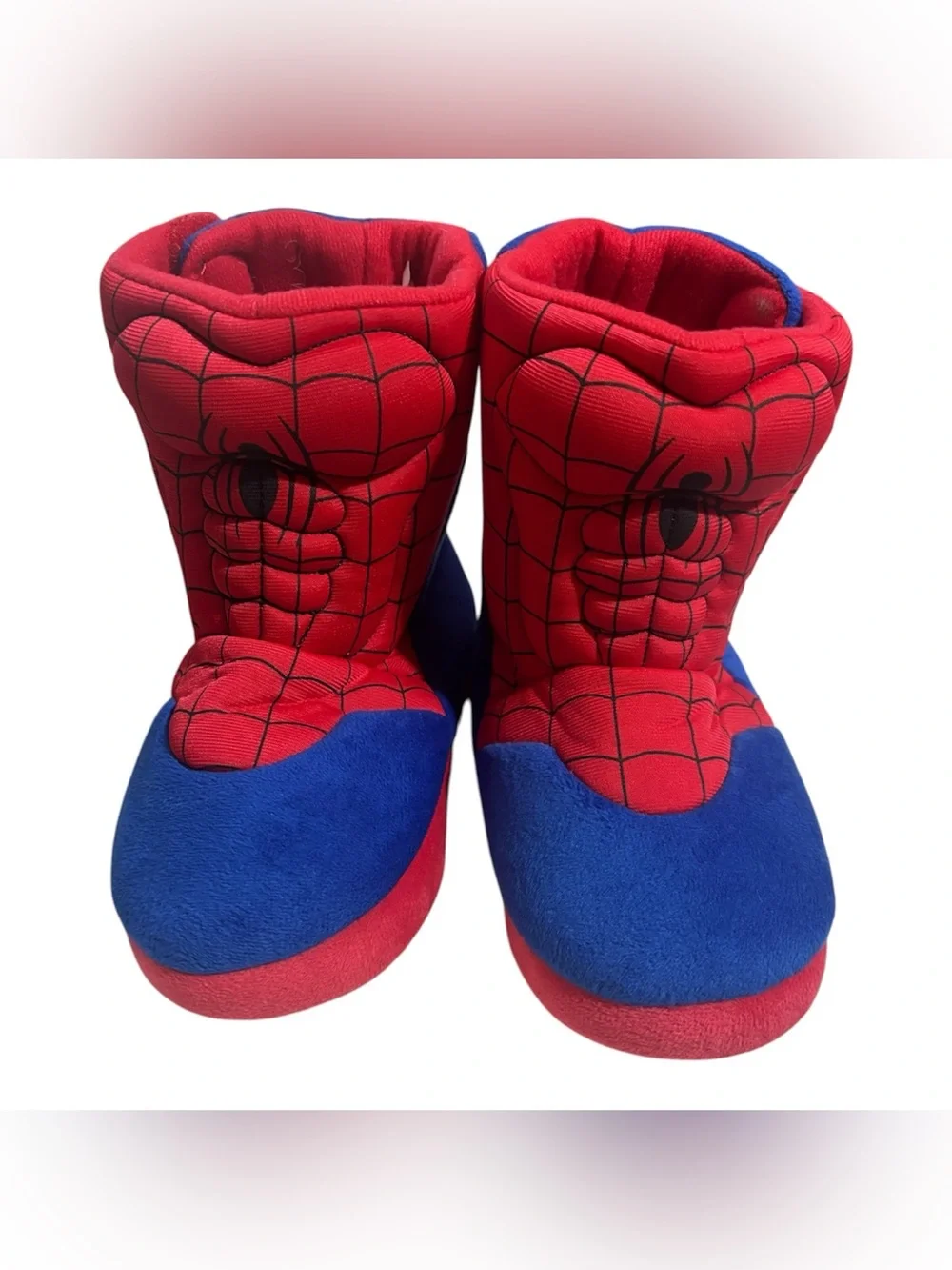Marvel Spider-Man Red & Blue Kids Plush Boots